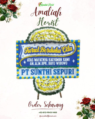 Papan Bunga Duka di Jujuhan
