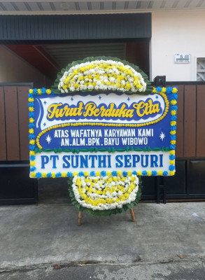 Papan Bunga Duka di Jujuhan